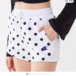 Champion Women’s White Polka Dot Shorts
